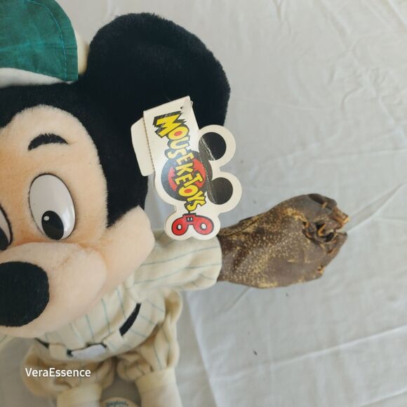 Vintage Disney Mickey Mouse Baseball Stuffed Doll - Picture 6 of 14